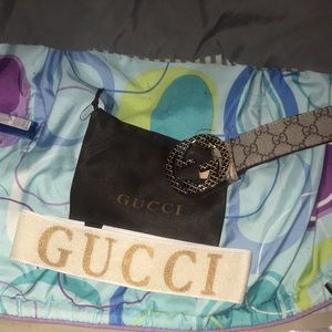 ( Gucci set ) headband an belt to match